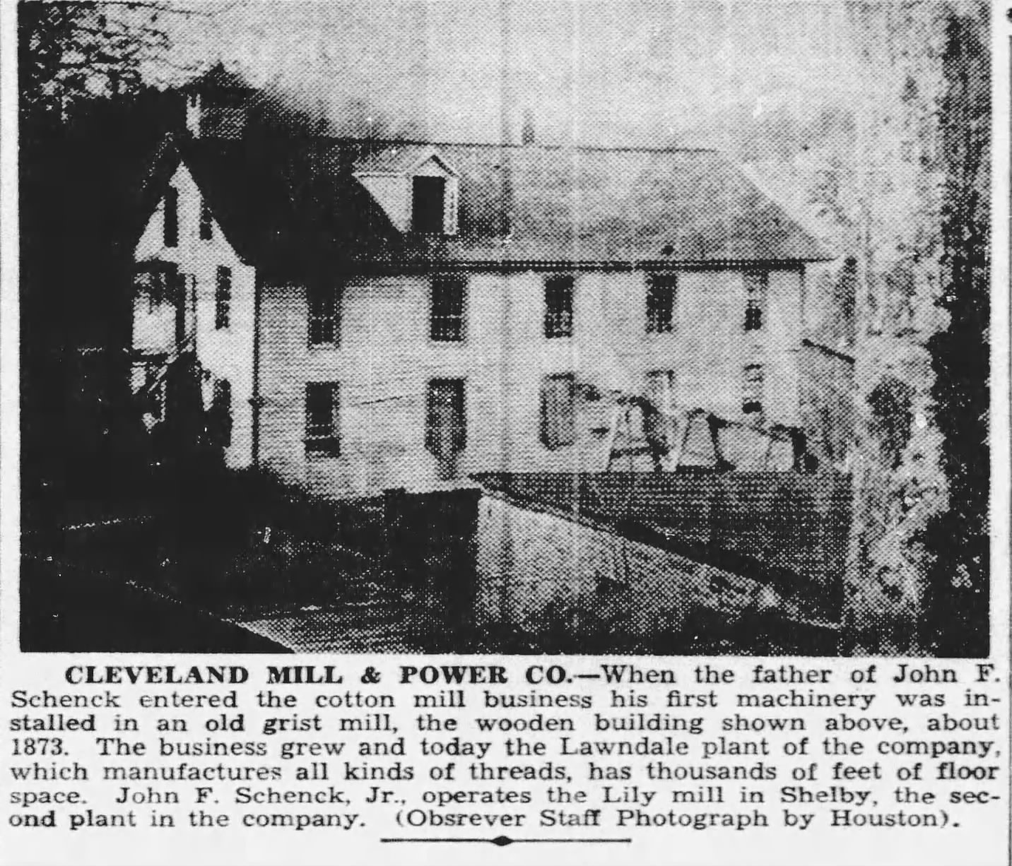 Cleaveland Mill Lawndale